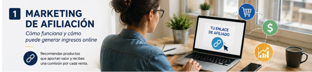 Marketing de afiliación: cómo recomendar productos y generar comisiones online