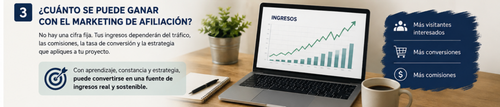 Sí, se puede ganar dinero con el marketing de afiliación, pero conviene hablar de ello con los pies en la tierra.