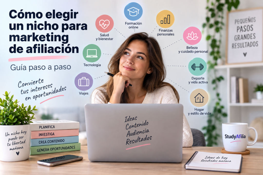 Cómo elegir un nicho para marketing de afiliación