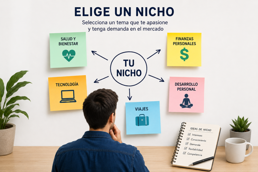 Elegir un nicho para empezar en marketing de afiliación