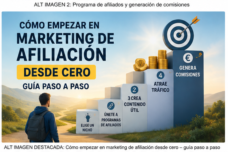 Cómo empezar en marketing de afiliación desde cero
